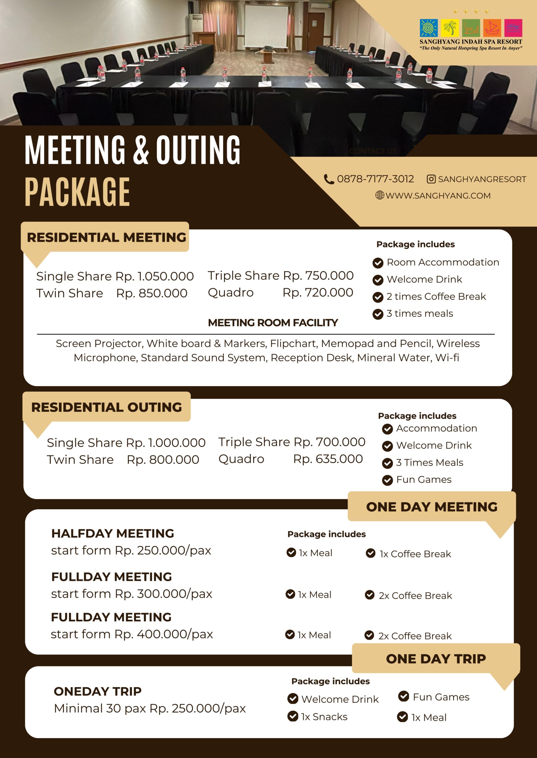 Meeting & Outing Package